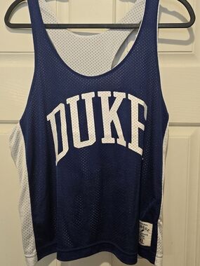 Duke Blue Devils Reversible Mesh Basketball Jersey Tank Top XL
